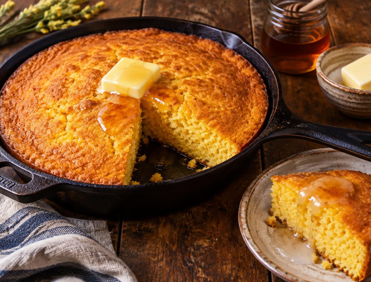 Cast Iron Skillet Cornbread